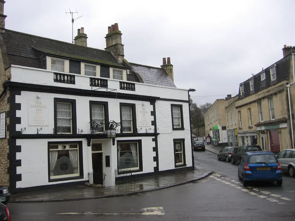 The Larkhall Inn on the corner of Larkhall Square, Bath