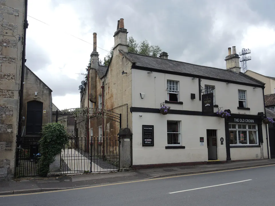 The Old Crown pub on Twerton High Street, Bath