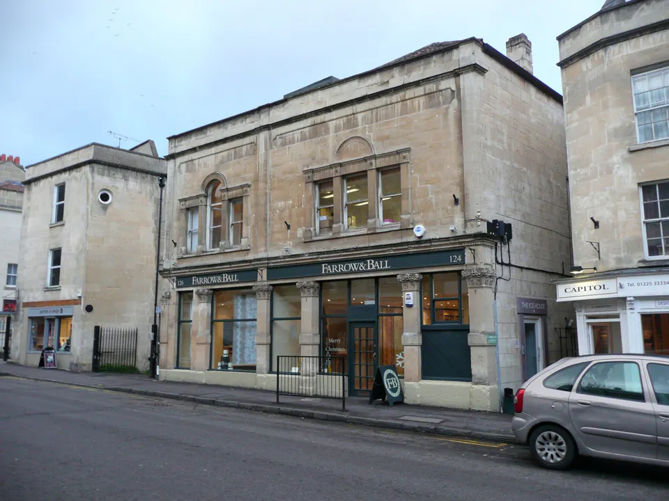 Farrow and Ball shop on Walcot Street, Bath