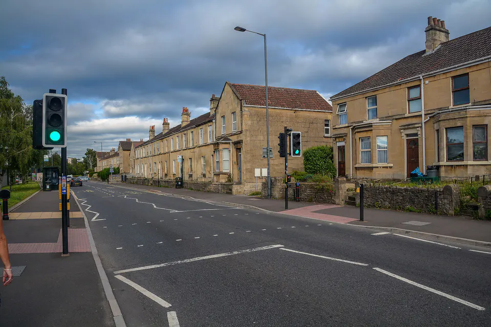 Lower Bristol Road (A36) in Westmoreland, Bath